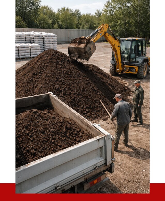 Растительный грунт с доставкой в Ялуторовске от 3305 р. | ПРОНЕРУДЛтр