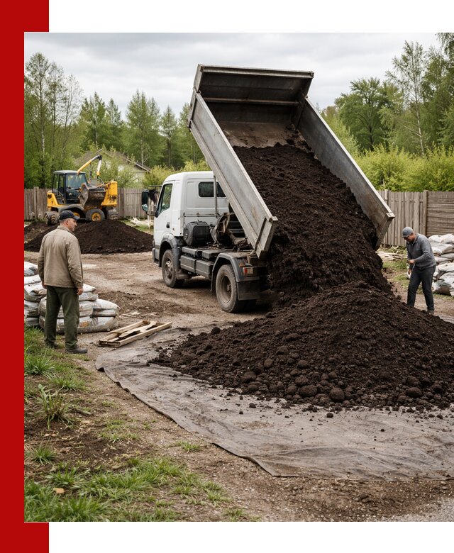 Доставка качественного почвогрунта в Ялуторовске оптом и в розницу