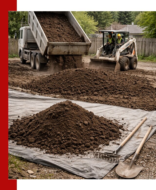 Грунт для отсыпки участка с доставкой в Ялуторовске