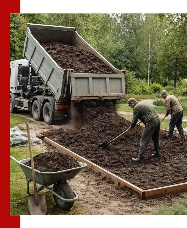Доставка грунта для озеленения и благоустройства в Ялуторовске