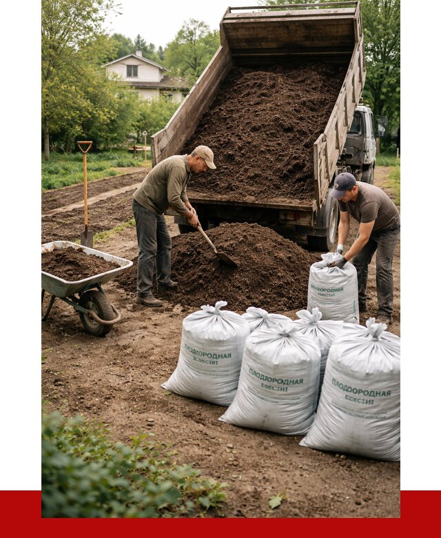 Плодородная смесь в Ялуторовске от 4338 р./куб с доставкой | ПРОНЕРУДЛтр