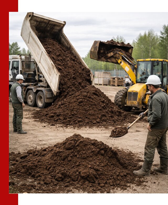 Доставка торфа оптом и в мешках в Ялуторовске