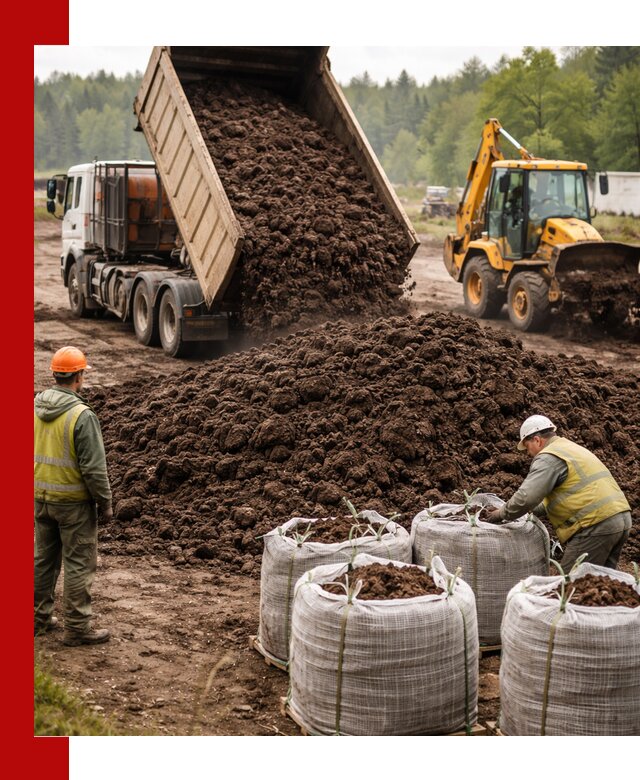 Доставка нейтрального торфа в Ялуторовске оптом и в розницу