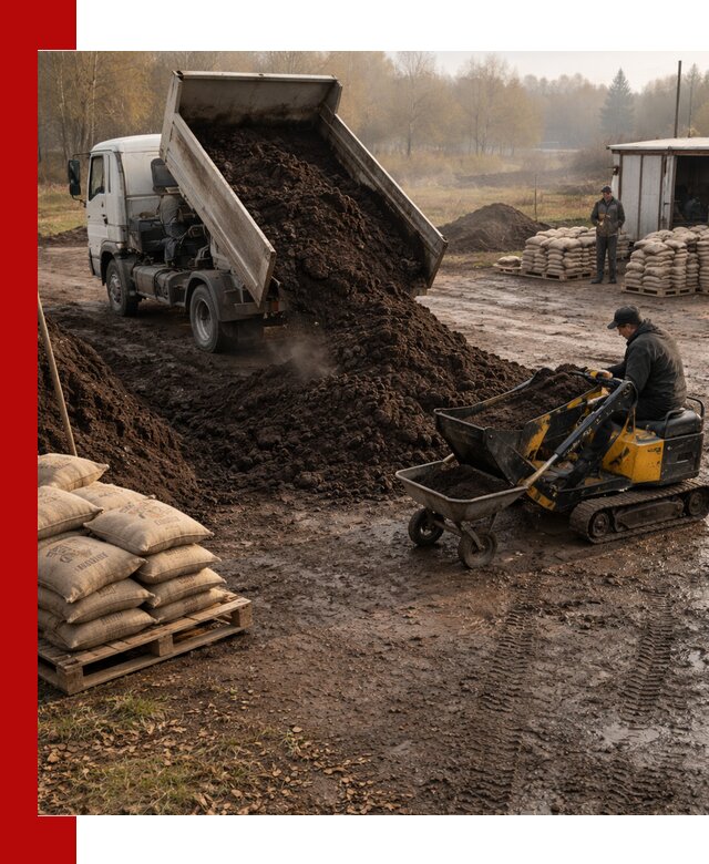 Кислый торф в доставке по выгодным ценам в Ялуторовске