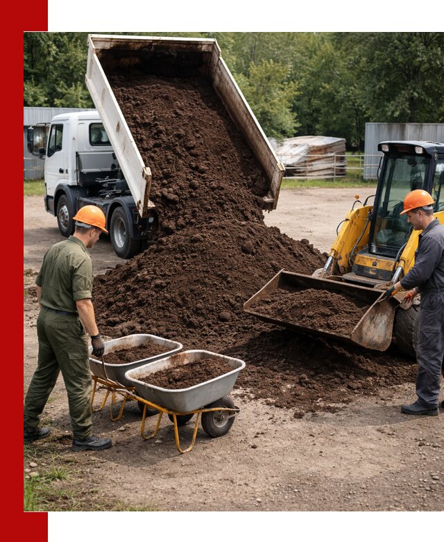 Доставка торфо-земляной смеси в Ялуторовске для огорода и ландшафта
