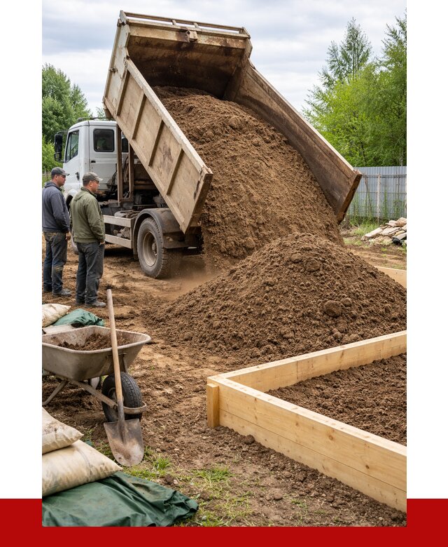 Торфо песчаная смесь в Ялуторовске с доставкой от 1911 р. | ПРОНЕРУДЛтр