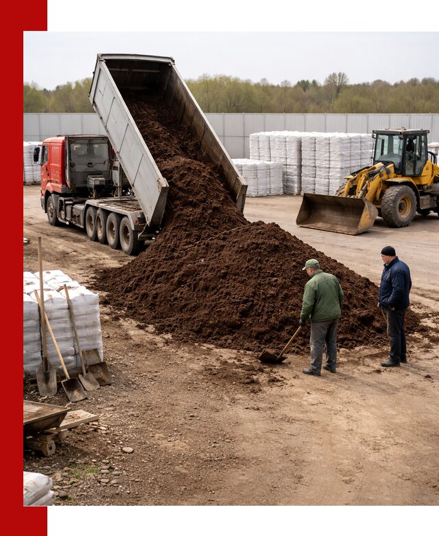 Доставка торфяных смесей оптом и в розницу в Ялуторовске