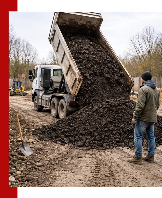 Доставка чернозема навалом в Ялуторовске быстро и выгодно