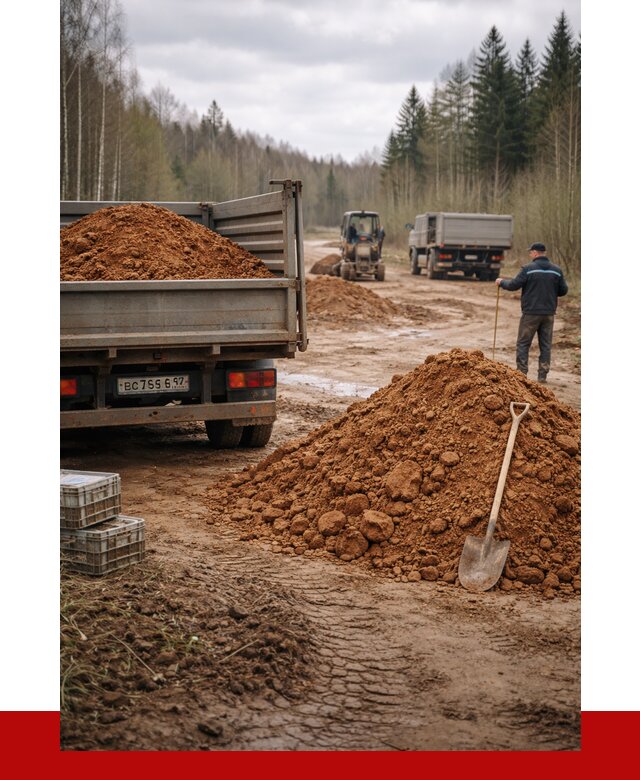 Глина и суглинки в Ялуторовске от 4648 р. за куб | ПРОНЕРУДЛтр