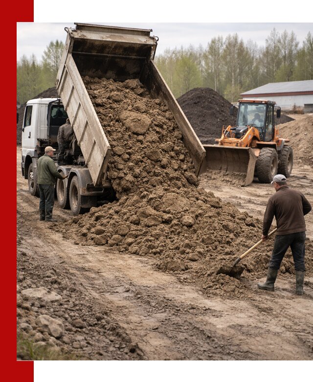 Доставка глин и суглинков в Ялуторовске оптом и вкрай