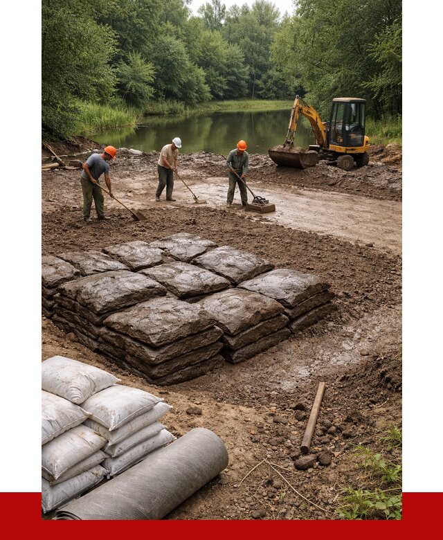 Купить глину для пруда в Ялуторовске от 4648 р. с доставкой | ПРОНЕРУДЛтр