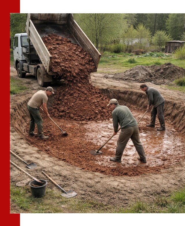 Купить качественную глину для пруда в Ялуторовске