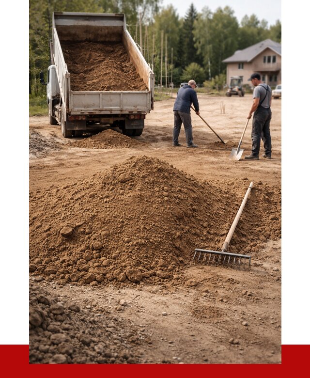 Суглинок для планировки в Ялуторовске с доставкой от 4338 р. | ПРОНЕРУДЛтр