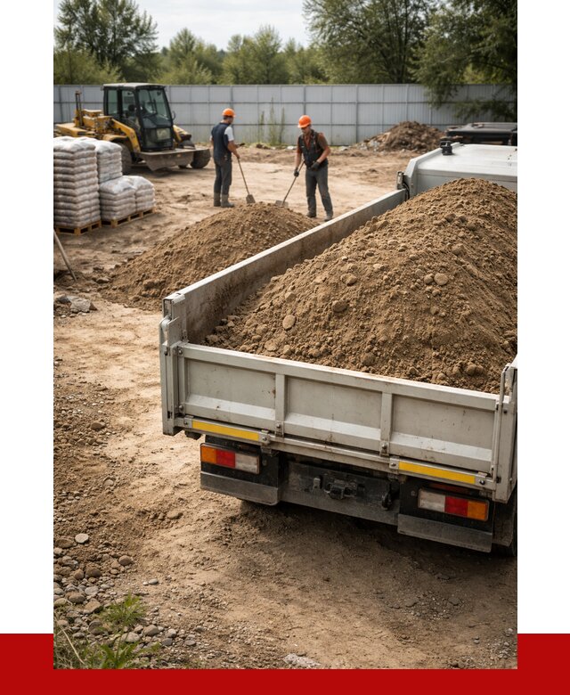 Супесь с доставкой в Ялуторовске от 2531 р. за куб | ПРОНЕРУДЛтр