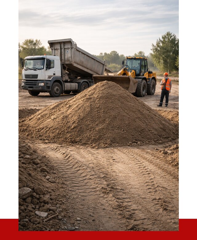 Купить песчаный грунт с доставкой в Ялуторовске от 4338 р. | ПРОНЕРУДЛтр