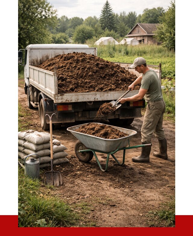 Купить коровий навоз с доставкой в Ялуторовске от 1859 р. | ПРОНЕРУДЛтр