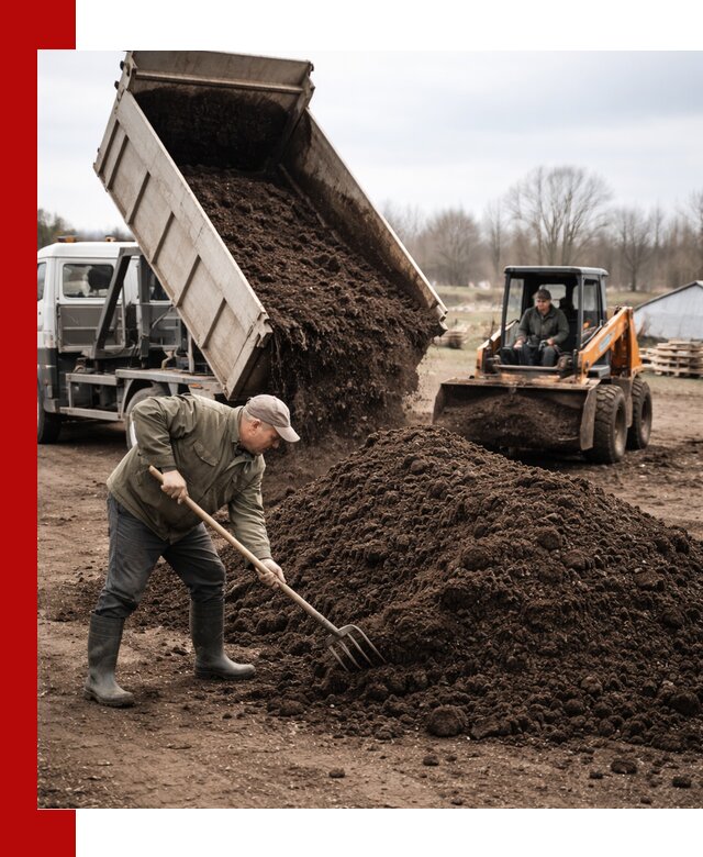 Доставка и продажа перегноя в Ялуторовске быстро и дешево