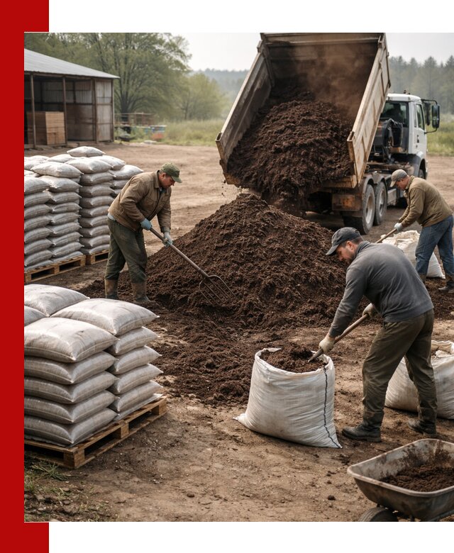 Доставка компоста оптом и в розницу в Ялуторовске