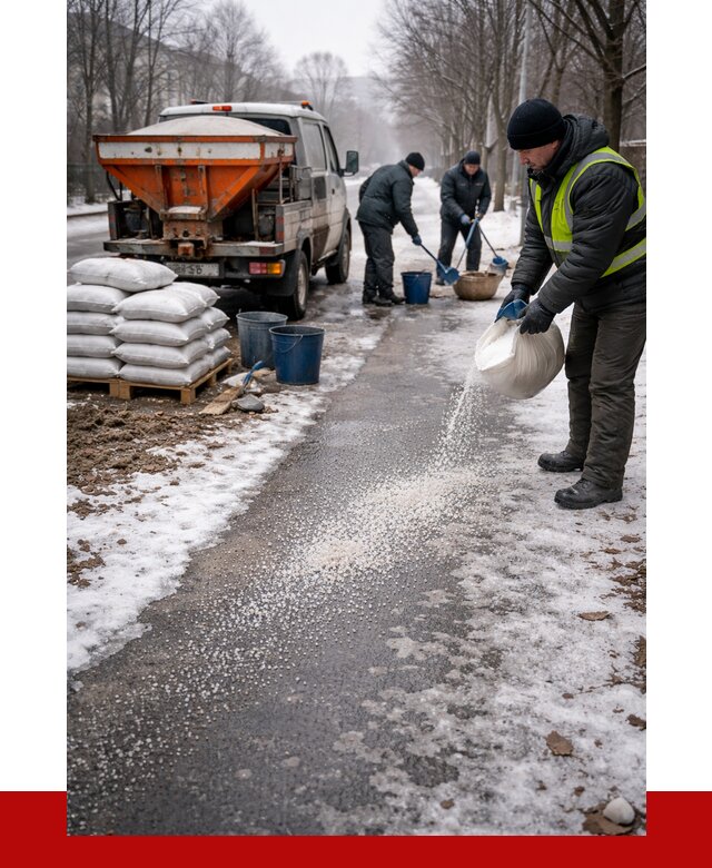 Реагент против гололеда в Ялуторовске с доставкой от 4648 р. | ПРОНЕРУДЛтр