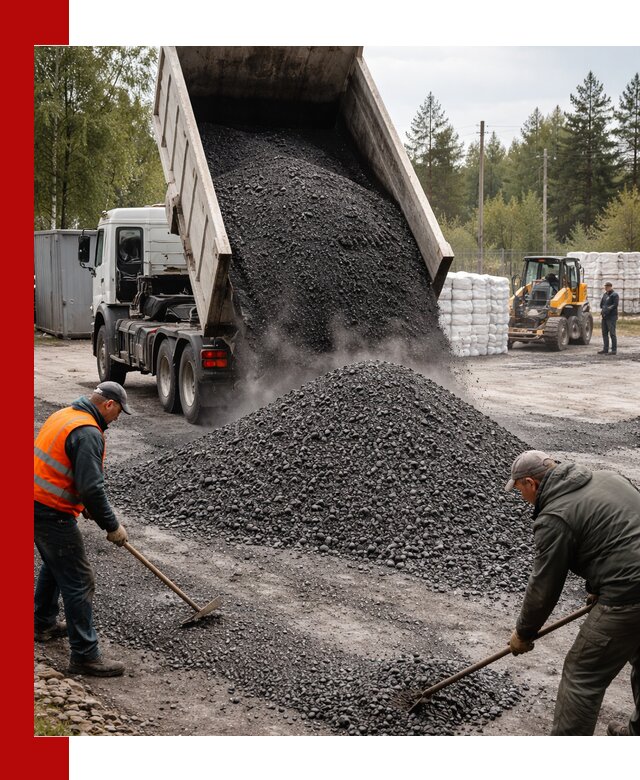 Доставка и продажа асфальтного гранулята в Ялуторовске