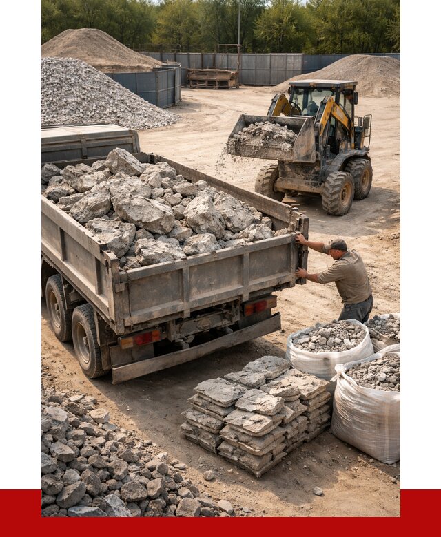 Купить бой бетона с доставкой в Ялуторовске от 4958 р. | ПРОНЕРУДЛтр