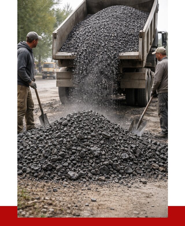 Дробленый асфальт в Ялуторовске от 2892 р. с доставкой | ПРОНЕРУДЛтр