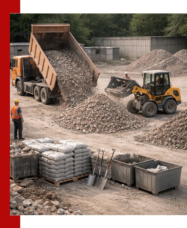 Вторичные материалы для отсыпки в Ялуторовске — поставка и доставка