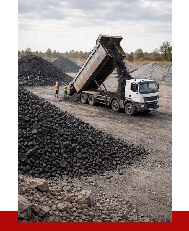 Купить уголь с доставкой в Ялуторовске от 6404 р. оптом | ПРОНЕРУДЛтр
