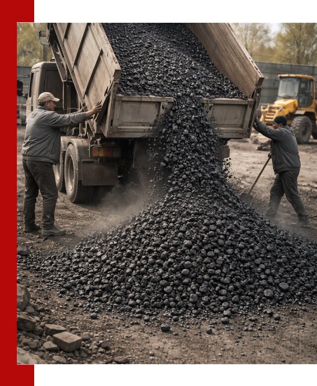 Доставка угля семечка самосвалами в Ялуторовске