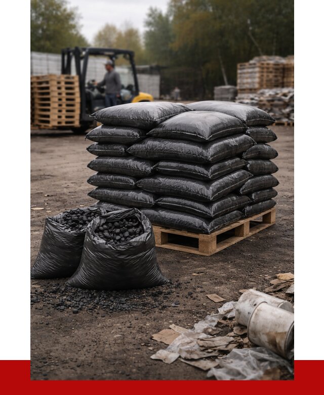 Купить уголь в мешках с доставкой в Ялуторовске от 7747 р. | ПРОНЕРУДЛтр