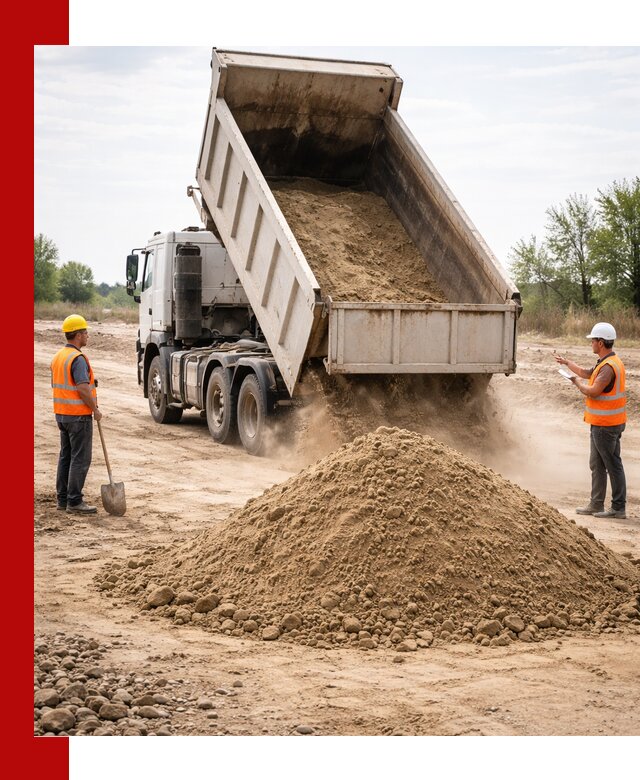 Доставка самосвалом 15 кубов в Ялуторовске за город и по городу