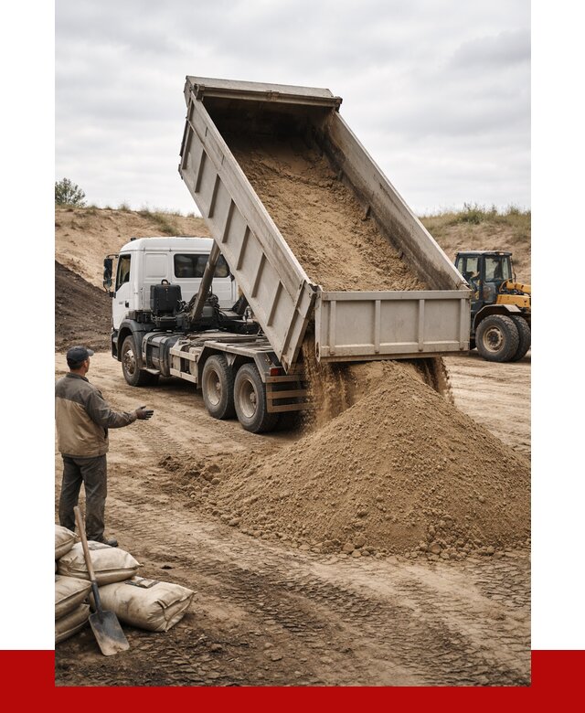 Доставка самосвалом 20 кубов в Ялуторовске от 7747 р. | ПРОНЕРУДЛтр