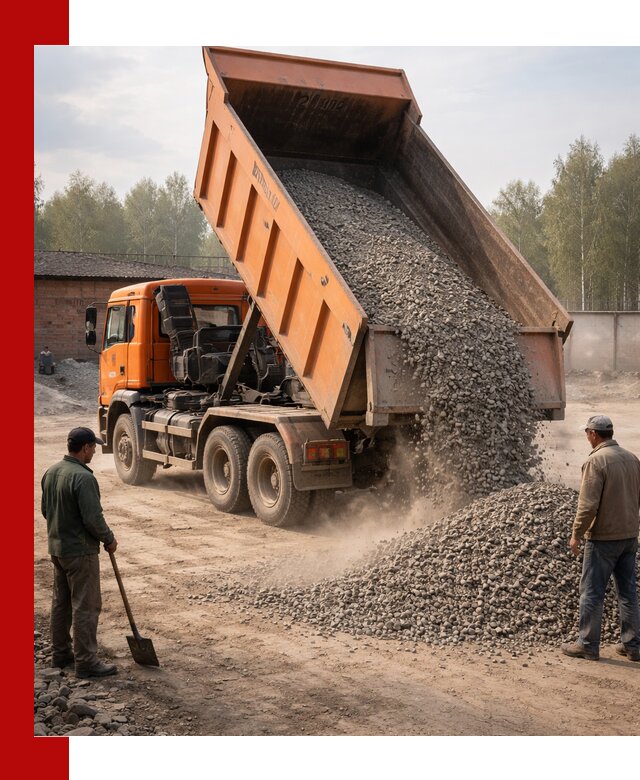 Доставка самосвалом 20 м3 в Ялуторовске быстро и надежно