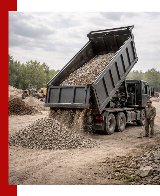 Доставка самосвалом 30 м3 по выгодным ценам в Ялуторовске