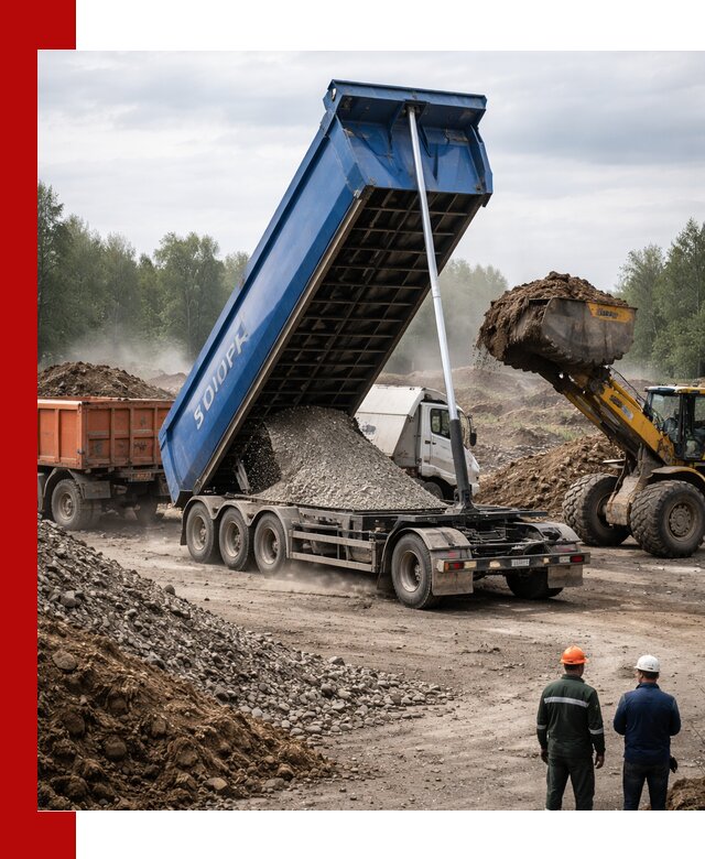 Аренда тонар 40 тонн в Ялуторовске с доставкой материалов